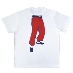 少爺 白色 Tee