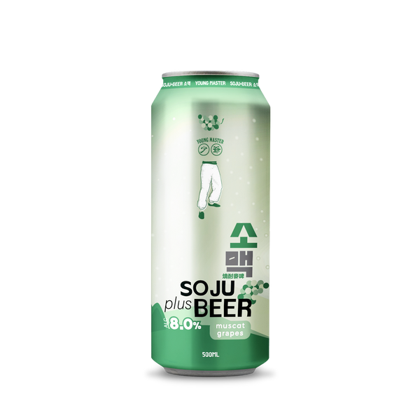 Soju+Beer Muscat Grape 500mL Can Pack