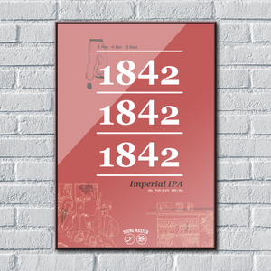Poster (Colour) - 1842 Island - Young Master Brewery
