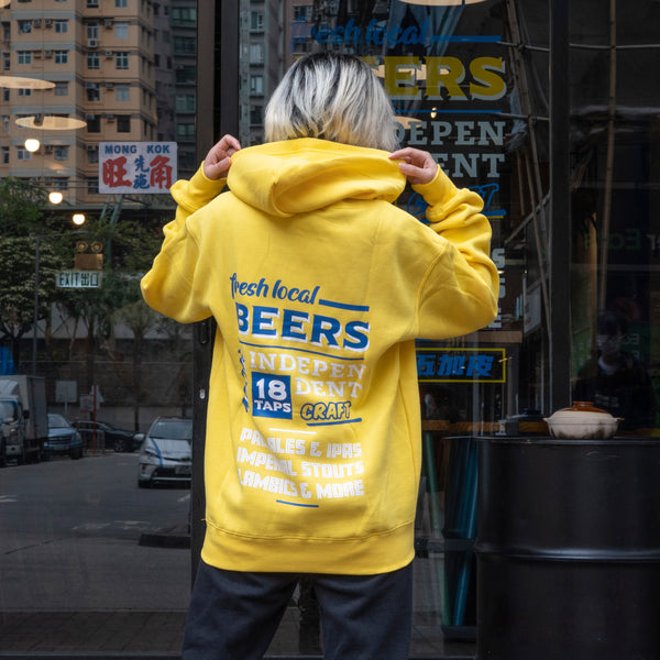 TAP "Fresh Local Beers" Yellow Hoodie